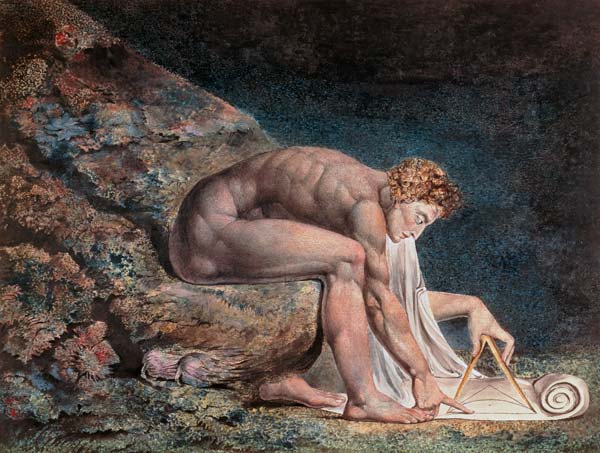 Isaak Newton van William Blake