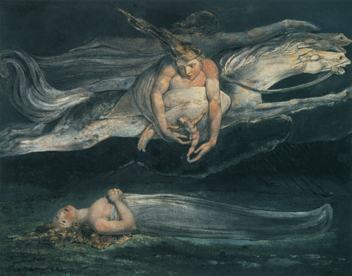Das Erbarmen Aus der Zeichenfolge zu Dantes göttlicher Komödie van William Blake