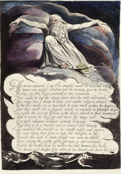 Illustration American Prophecy van William Blake