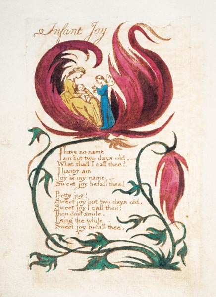 Infant Joy, from Songs of Innocence van William Blake
