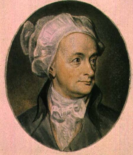 Portrait of William Cowper (1731-1800) van William Blake