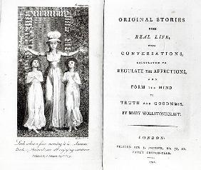 Frontispiece to ''Original Stories from Real Life'' Mary Wollstonecraft