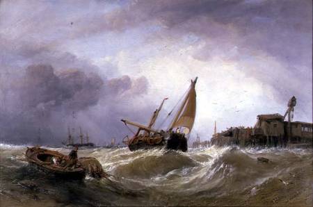The River Texel van William Clarkson Stanfield