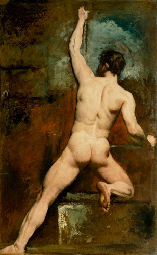 Study for a Male Nude van William Etty