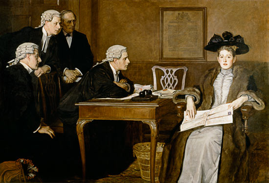 Defendant and Counsel van William Frederick Yeames
