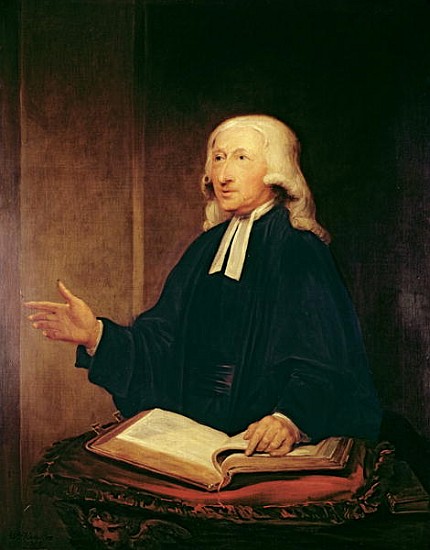 Portrait of John Wesley (1703-1791) 1788 van William Hamilton