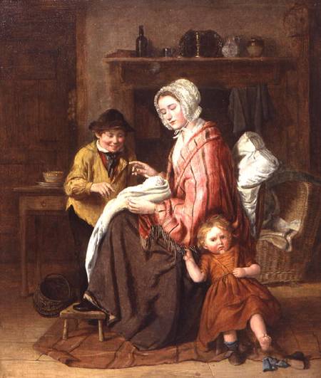 No longer the baby! c.1860 van William Hemsley