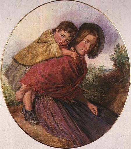 Mother and Child van William Henry Hunt