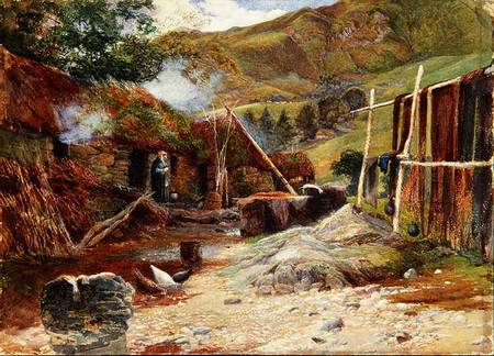 Drying Nets van William Henry Millais