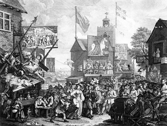 Southwark Fair van William Hogarth