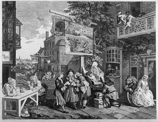 The Election II: Canvassing for Votes; engraved by Charles Grignion (1717-1810) 1757 (see also 1997) van William Hogarth