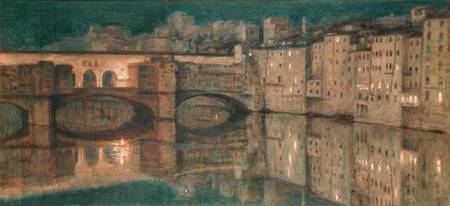 Ponte Vecchio, Florence van William Holman Hunt