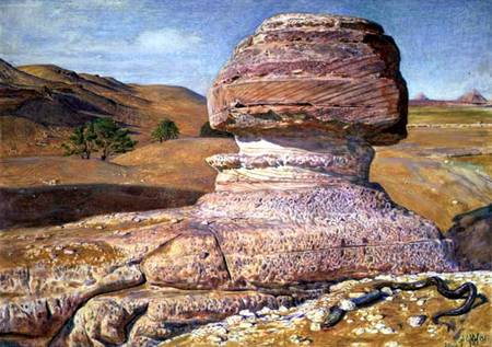 The Sphinx at Gizeh van William Holman Hunt