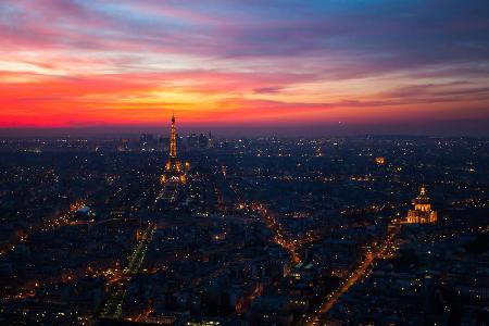 Paris Sunset from Montparnasse