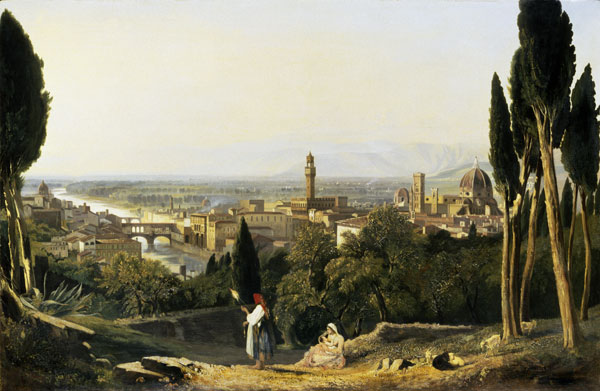 Florence from St Miniato van William James Muller