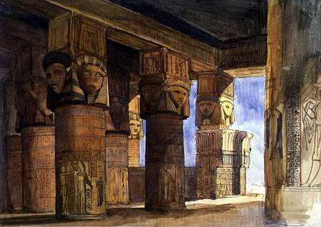Temple of Denderah, Upper Egypt  on van William James Muller