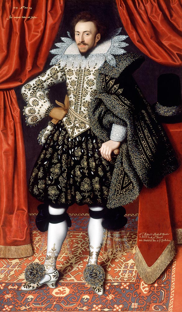 Edward Sackville, 4th Earl of Dorset (1590-1652) van William Larkin