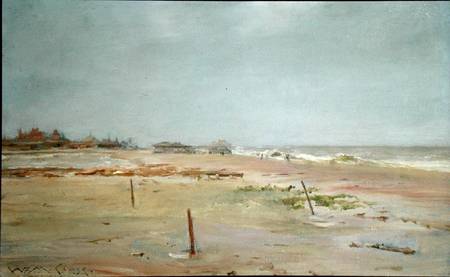Beach Scene van William Merrit Chase