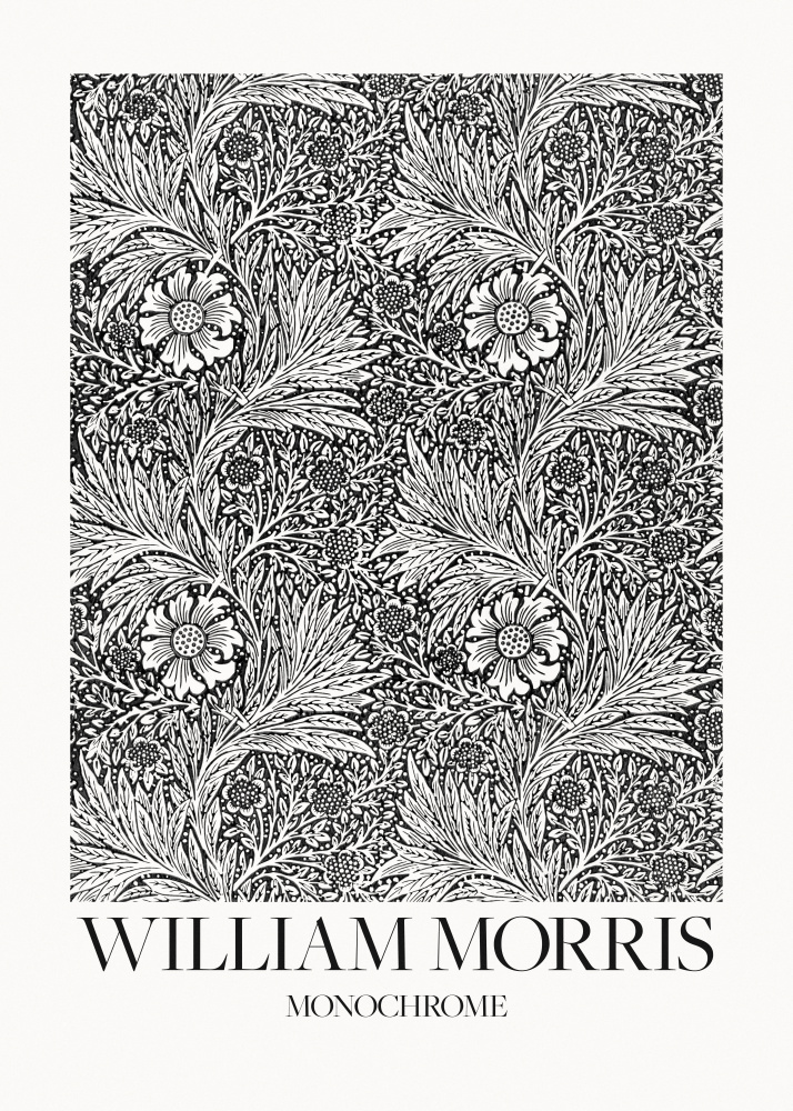 Marigold Monochrome van William  Morris