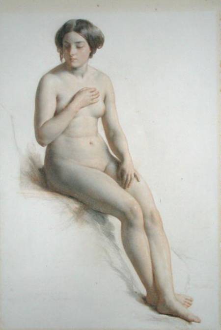 Nude Study of a Girl van William Mulready