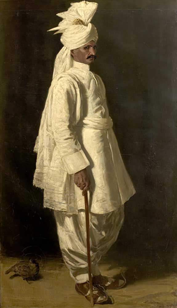 The Viceroys Orderly (Ruftadur Valayar Shah), 1915 van William Nicholson