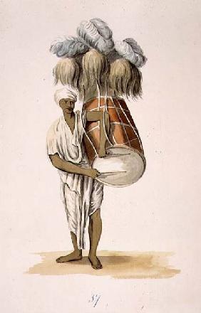 D'Hauk used at Marriages and Religious Ceremonies plate 37 from 'The Costume of Hindostan' by Franz