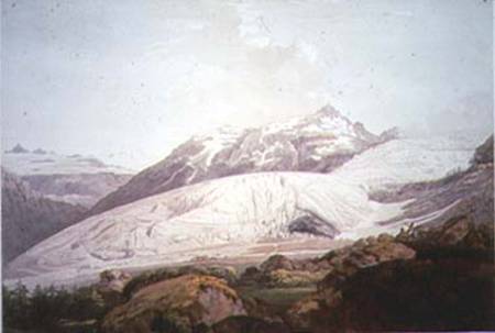Rhone Glacier van William Pars