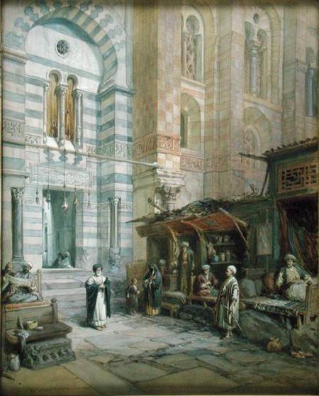The Maristan or Mosque-Hospital of Kalaun, Cairo van William Simpson