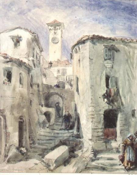 The Old Tower at Cannes van William Simpson