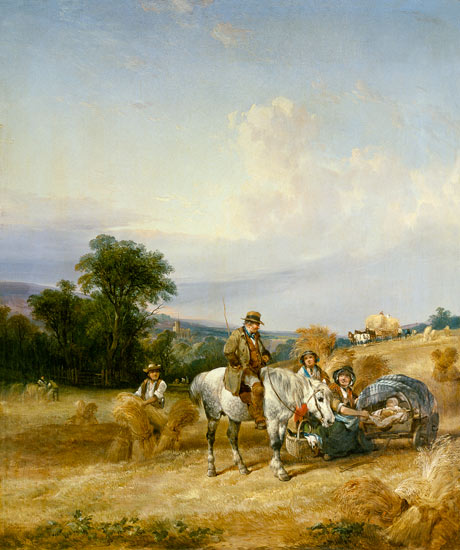 Harvesting Scene van William Snr. Shayer