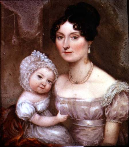 Lady FitzHerbert with one of her youngest children van William the Elder Corden
