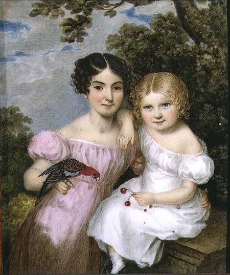Maria and Fanny FitzHerbert van William the Elder Corden