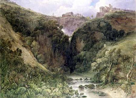 The Falls of Tivoli van William Wyld