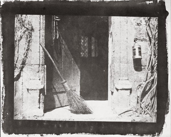 The Open Door, March, 1843 (b/w photo)  van William Henry Fox Talbot