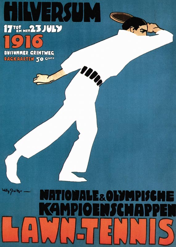 National & Olympic Campaigns - Lawn Tennis van Willy Sluiter