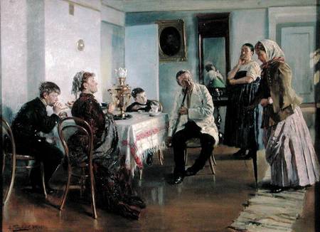Hiring of a Maid van Wladimir Jegorowitsch Makowski
