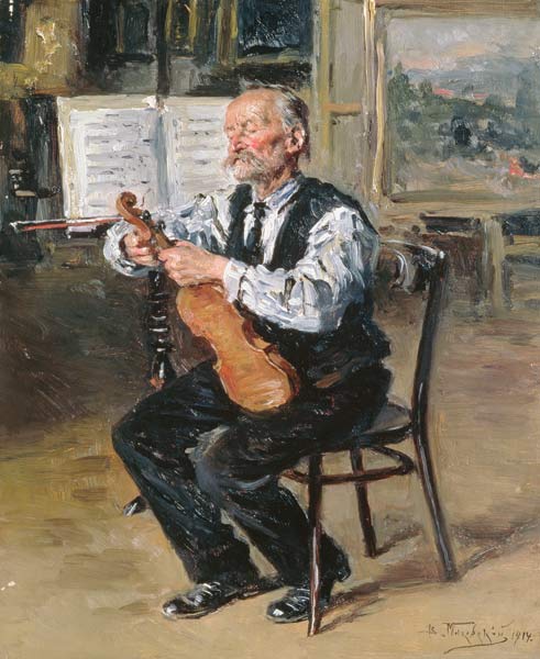 A Violin Maker van Wladimir Jegorowitsch Makowski