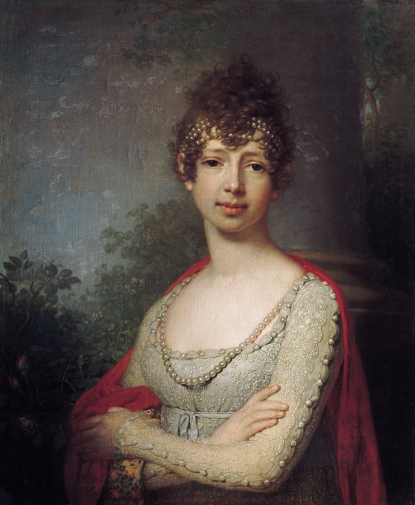 Grand Duchess Maria Pavlovna of Russia (1786–1859), Grand Duchess of Saxe-Weimar-Eisenach van Wladimir Lukitsch Borowikowski