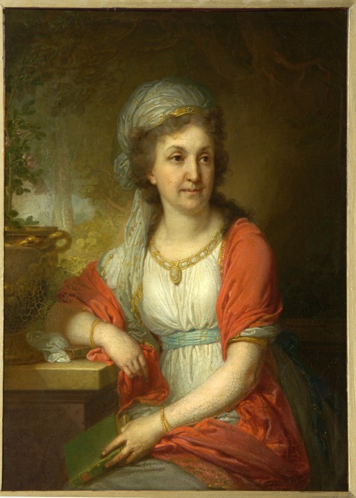 Portrait of Countess Yekaterina Alexeyevna Musina-Pushkina van Wladimir Lukitsch Borowikowski
