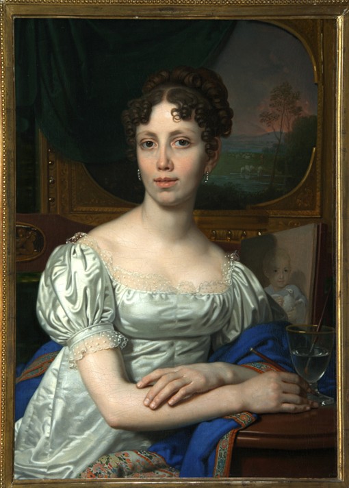Portrait of Yekaterina Vladimirovna Rodzyanko van Wladimir Lukitsch Borowikowski