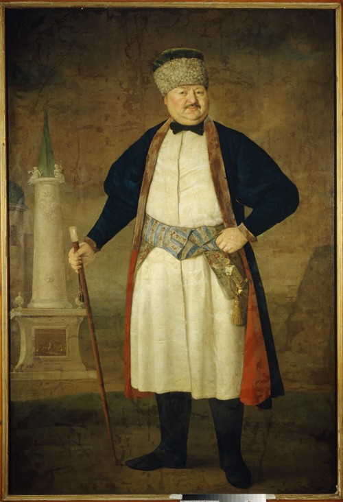Portrait of the Pavel Yakovlevich Rudenko van Wladimir Lukitsch Borowikowski