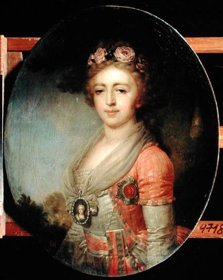 Portrait of Grand Duchess Alexandra van Wladimir Lukitsch Borowikowski