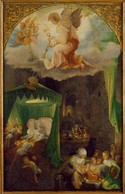 The Nativity of the Virgin van Wolf Huber