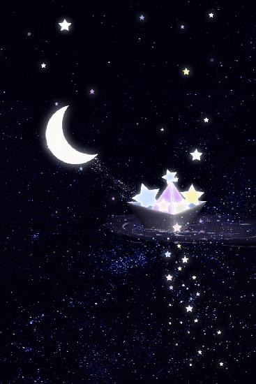 6000x9000 Starry boat