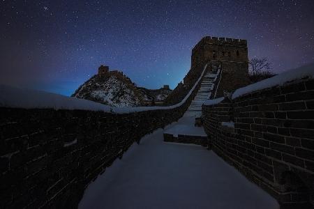 Starry Sky over Great Wall