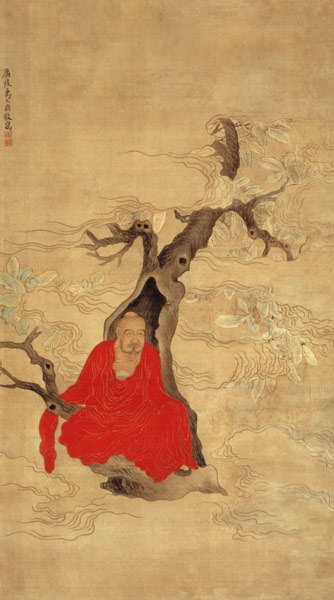 Lohan in a Red Robe van Yu  Zhiding