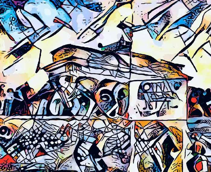 Kandinsky meets Berlin 2 van zamart