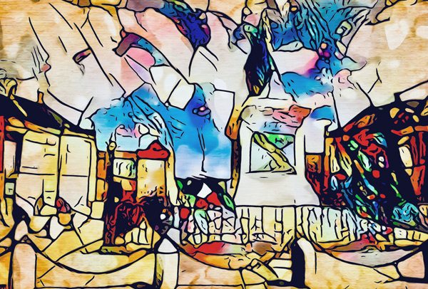 Kandinsky meets Copenhagen 1 van zamart