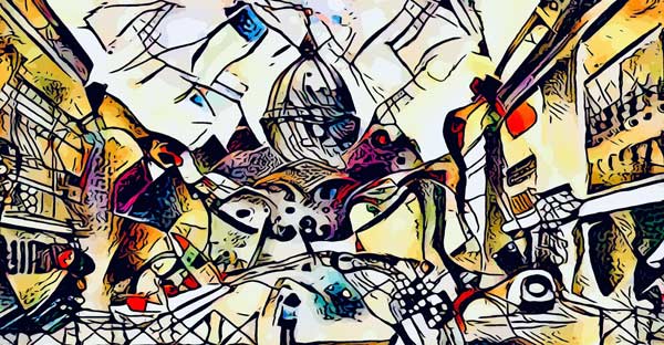 Kandinsky meets Rome 5 van zamart