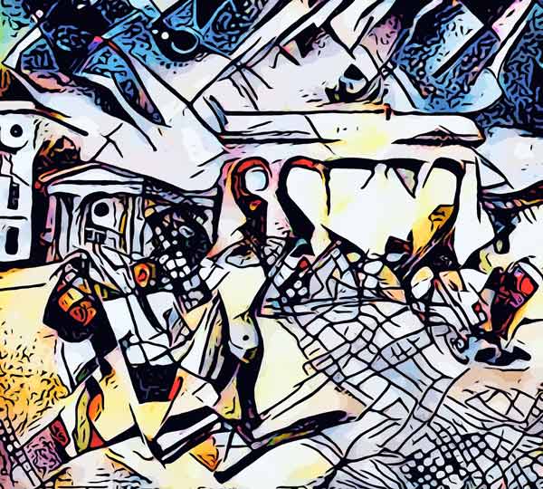 Kandinsky meets Berlin 5 van zamart